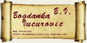 Bogdanka Vučurović vizit kartica